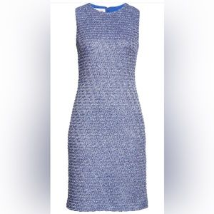 SOLD 💔 St. John’s Butterfly Ribbon Tweed Sheath Dress 🦋